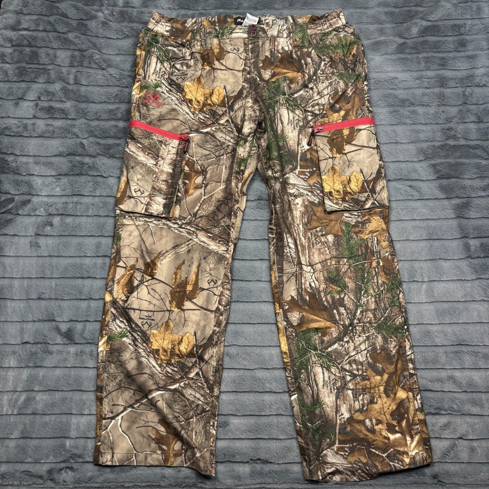 Realtree Xtra Camo Cargo Pants Mens XL Windproof Water Resistant Hunting 4888